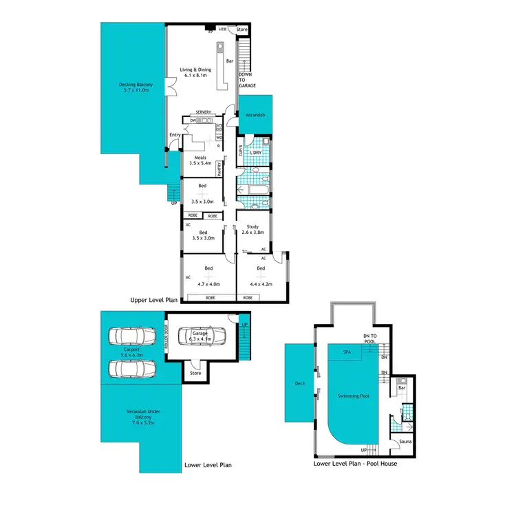 Floorplan of Homely house listing, 16 Everard Street, Glen Osmond SA 5064