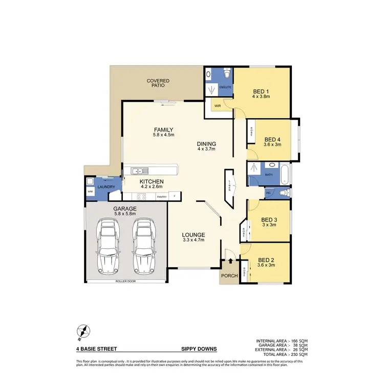 Floorplan of Homely house listing, 4 Basie Street, Sippy Downs QLD 4556