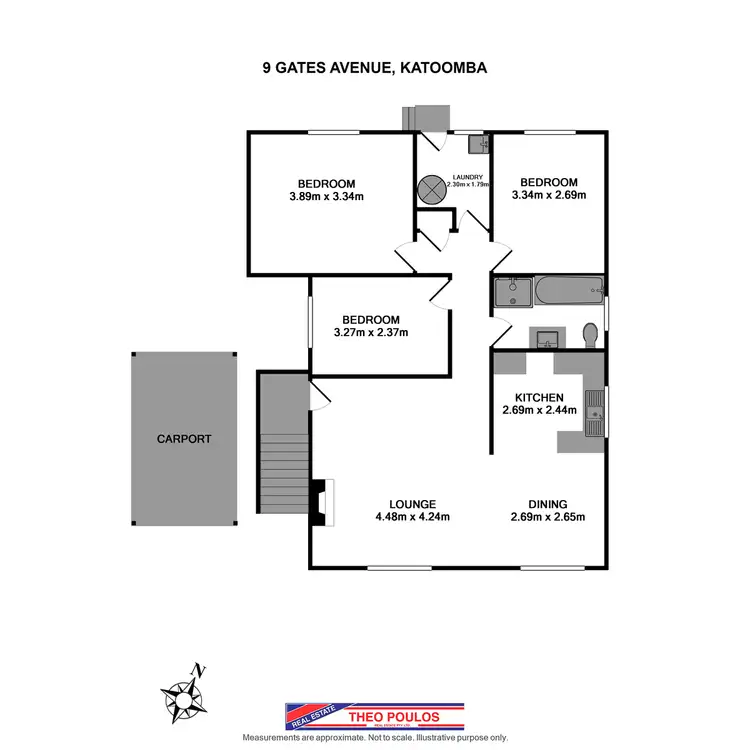 Floorplan of Homely house listing, 9 Gates Avenue, Katoomba NSW 2780