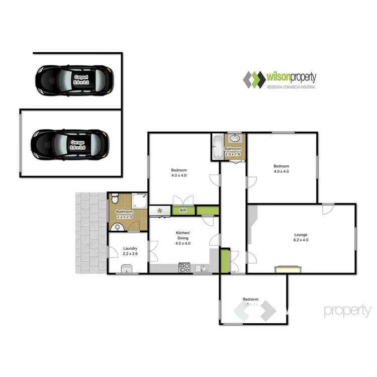Floorplan of Homely house listing, 48 Albert Street, Rosedale VIC 3847