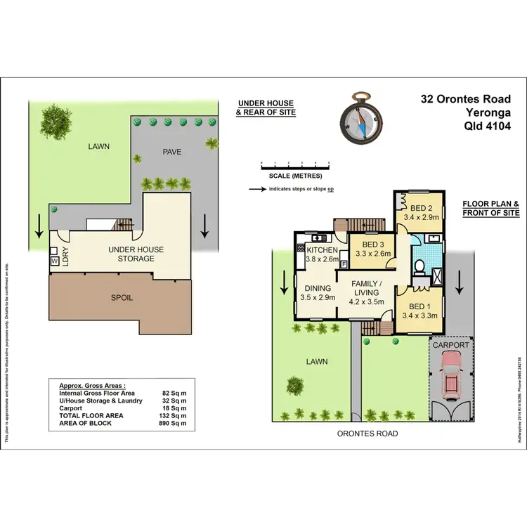 Floorplan of Homely house listing, 32 Orontes Road, Yeronga QLD 4104