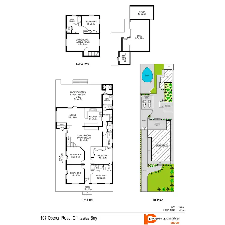 Floorplan of Homely house listing, 107 Oberon Road, Chittaway Bay NSW 2261