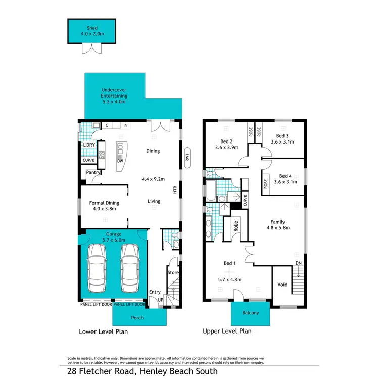 Floorplan of Homely house listing, 28 Fletcher Road, Henley Beach South SA 5022