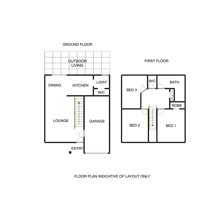 Floorplan of Homely townhouse listing, 1/3 Tanah Merah Avenue, Tanah Merah QLD 4128