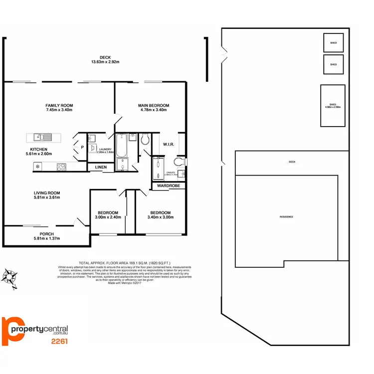 Floorplan of Homely house listing, 80 Henry Parkes Drive, Berkeley Vale NSW 2261