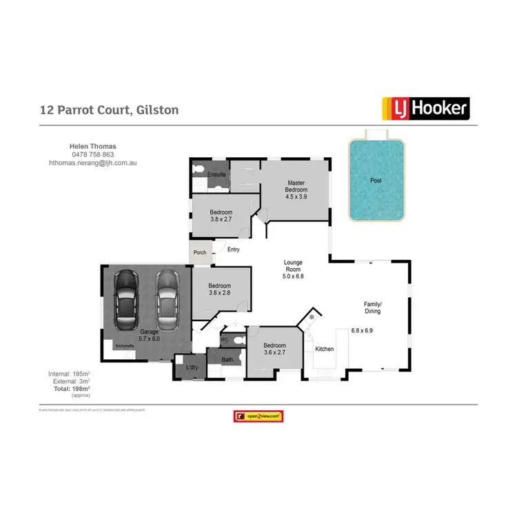 Floorplan of Homely house listing, 12 Parrot Court, Gilston QLD 4211