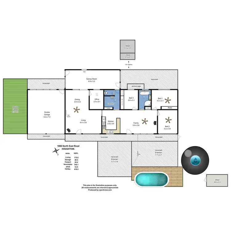 Floorplan of Homely rural property listing, Address available on request