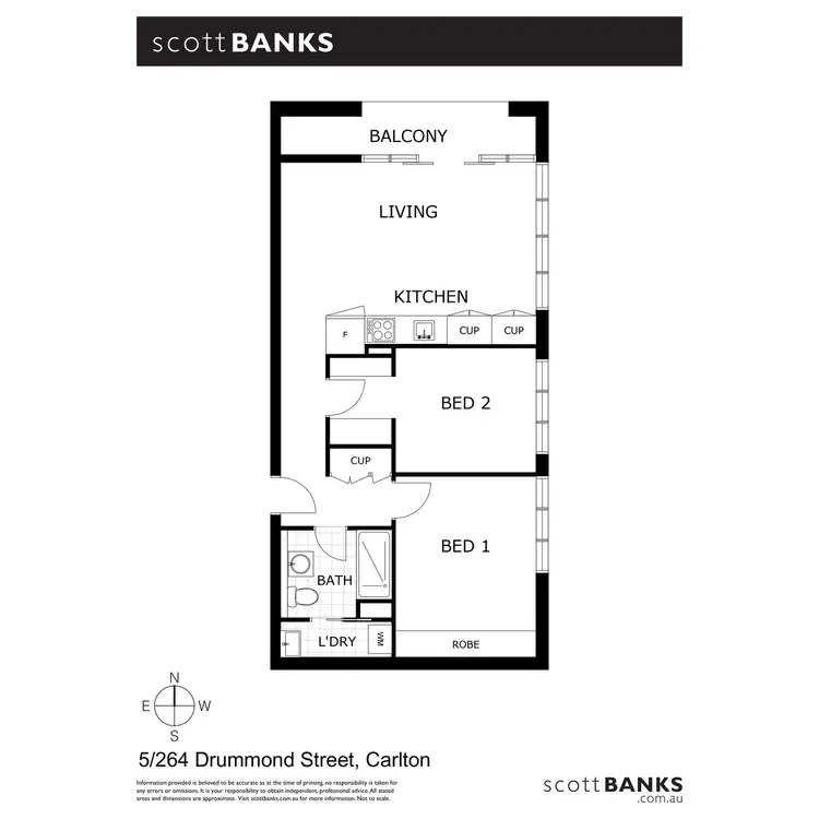 Floorplan of Homely apartment listing, 5/264 Drummond Street, Carlton VIC 3053