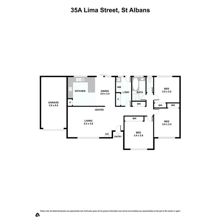 Floorplan of Homely house listing, 35a Lima Street, St Albans VIC 3021