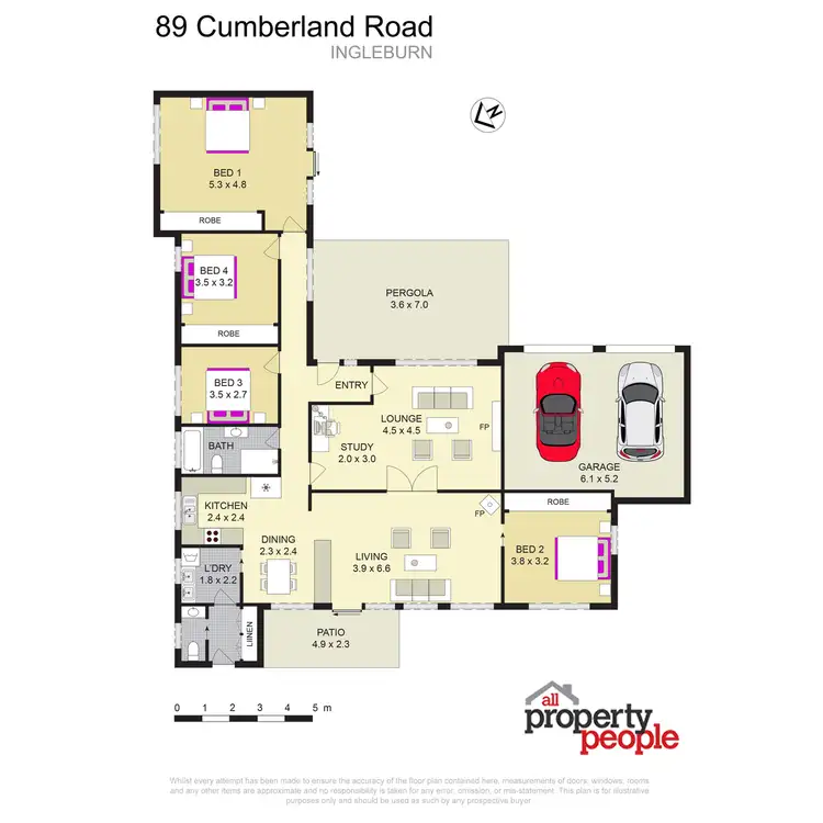 Floorplan of Homely house listing, 89 Cumberland Road, Ingleburn NSW 2565