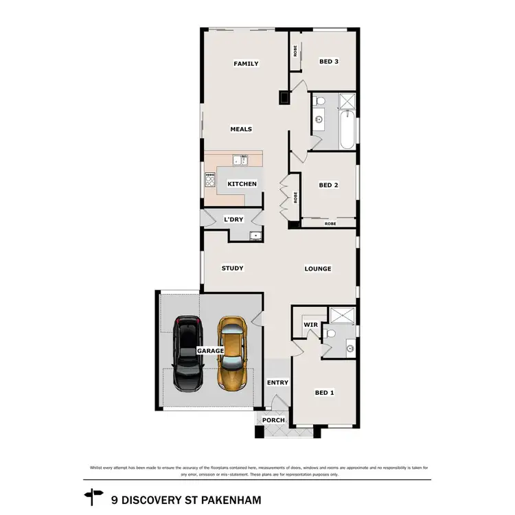 Floorplan of Homely house listing, 9 Discovery Street, Pakenham VIC 3810