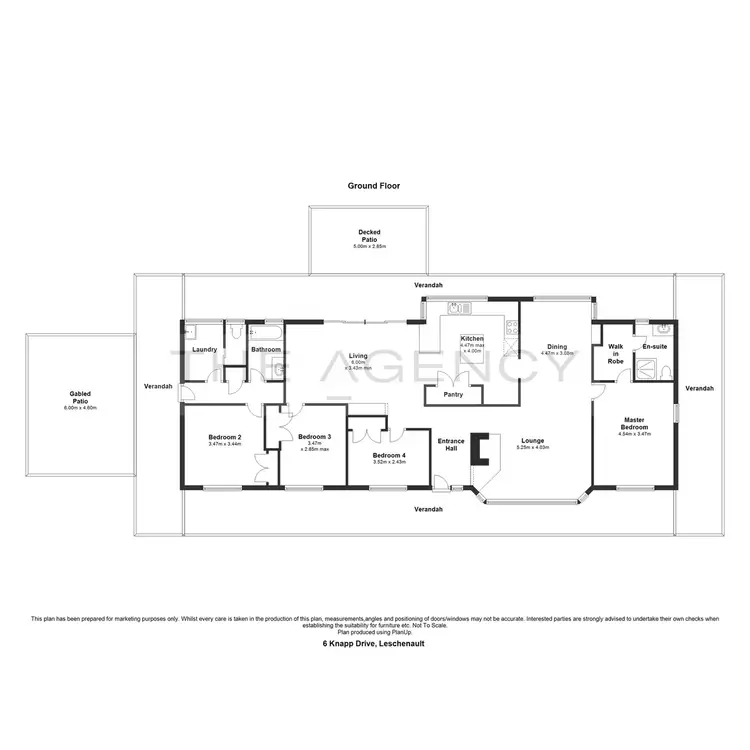 Floorplan of Homely house listing, 6 Knapp Drive, Leschenault WA 6233