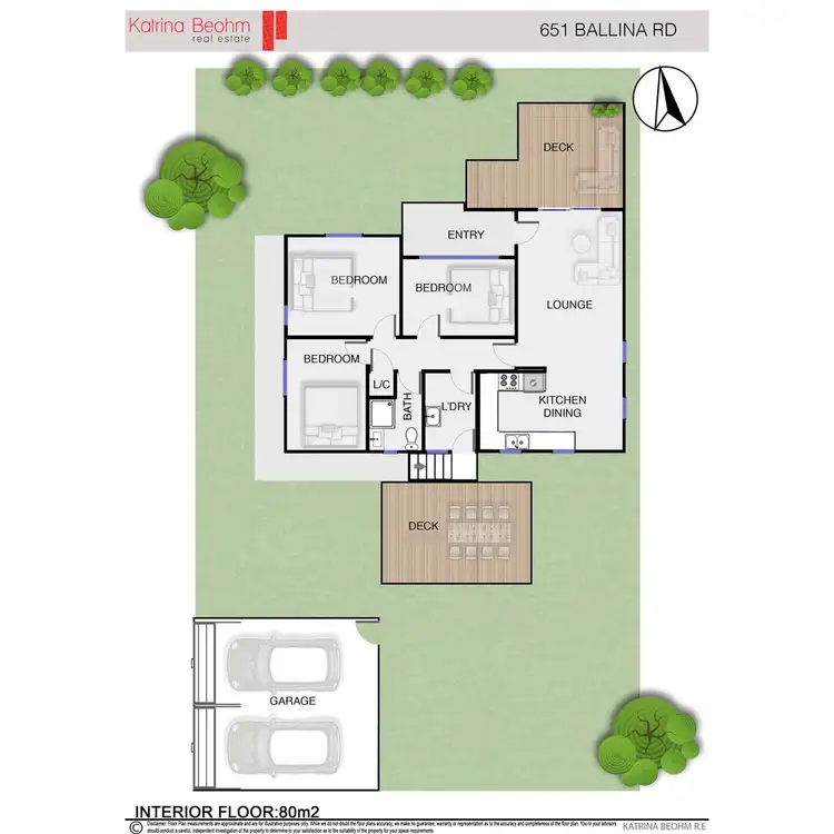 Floorplan of Homely house listing, 651 Ballina Road, Goonellabah NSW 2480
