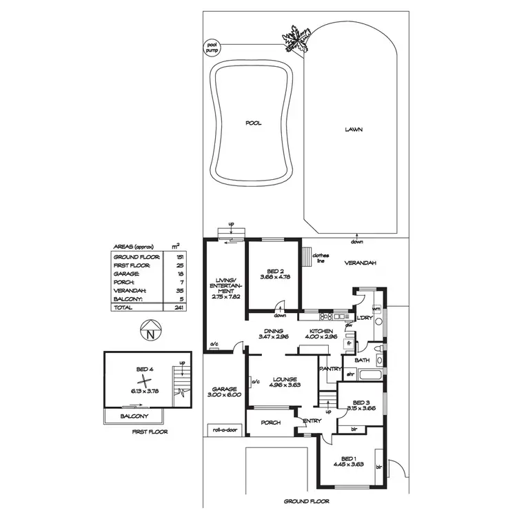 Floorplan of Homely house listing, 96 Raglan Avenue, South Plympton SA 5038