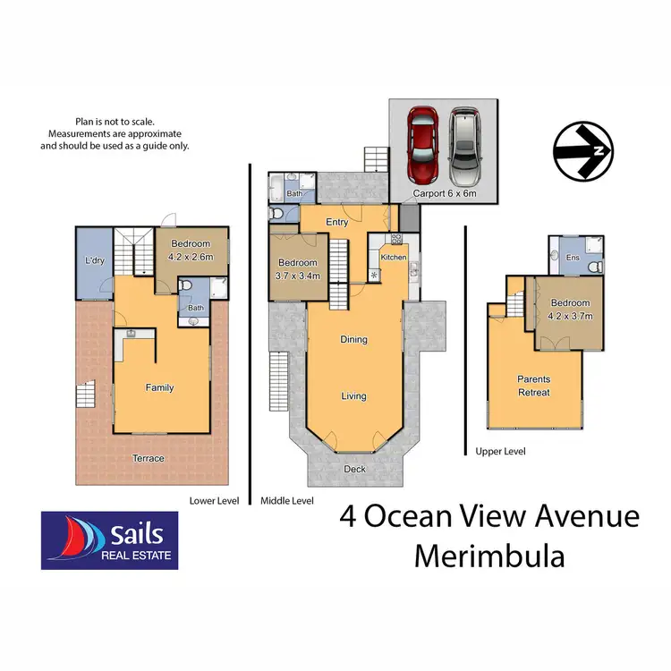 Floorplan of Homely house listing, 4 Ocean View Avenue, Merimbula NSW 2548