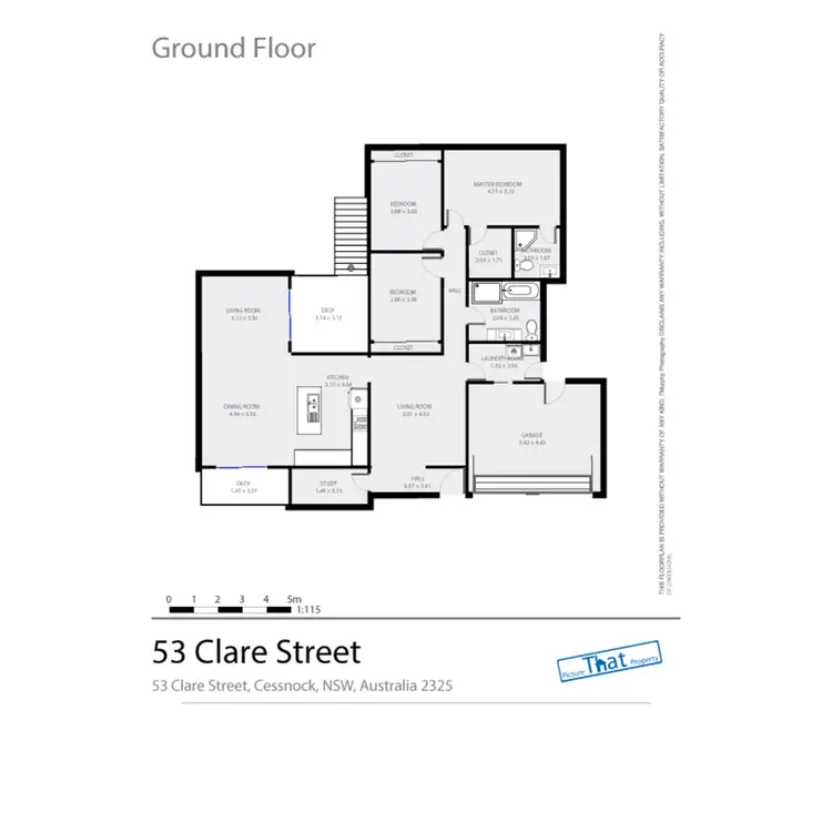 Floorplan of Homely house listing, 53 Clare Street, Cessnock NSW 2325