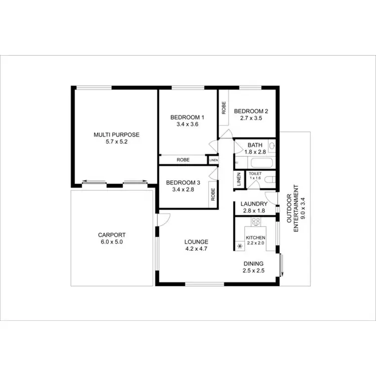 Floorplan of Homely house listing, 119 Silkwood Street, Algester QLD 4115