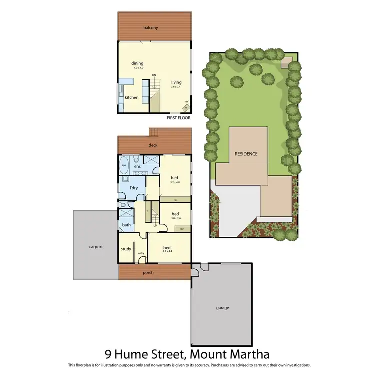 Floorplan of Homely house listing, 9 Hume Street, Mount Martha VIC 3934