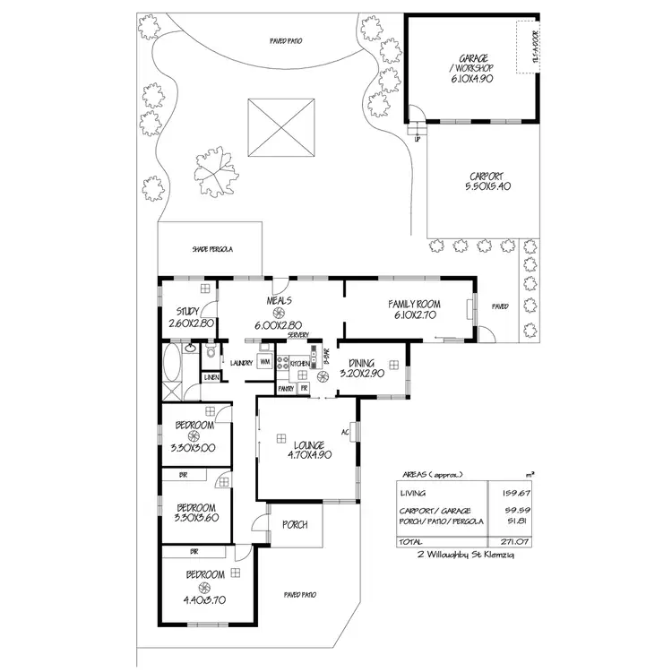 Floorplan of Homely house listing, 2 Willoughby Street, Klemzig SA 5087
