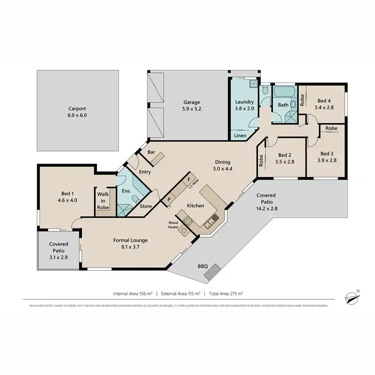 Floorplan of Homely house listing, 13 Cianthus Street, Regents Park QLD 4118