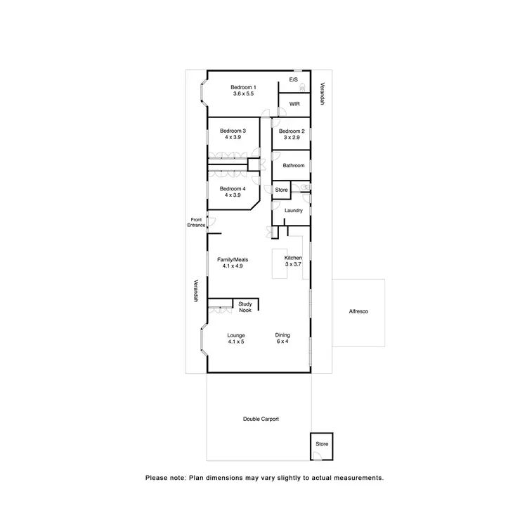 Floorplan of Homely house listing, 35 Whites Road, Cardigan VIC 3352