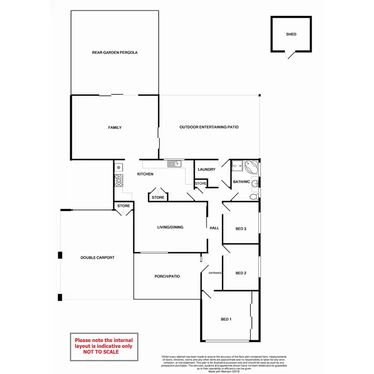 Floorplan of Homely house listing, 6 Jaccard Way, Lynwood WA 6147