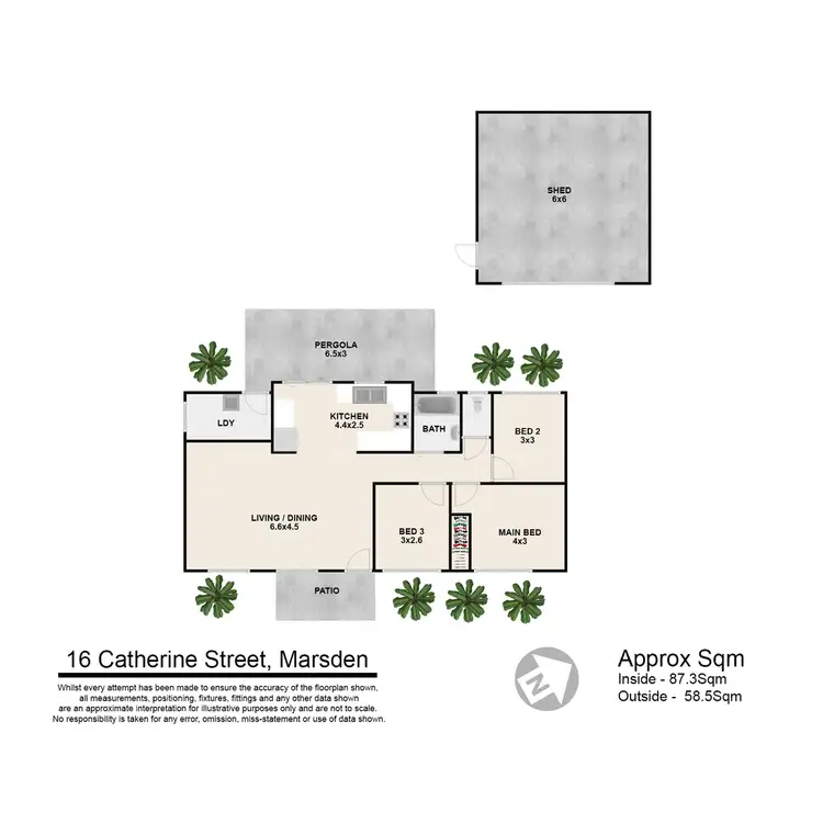 Floorplan of Homely house listing, 16 Catherine Street, Marsden QLD 4132