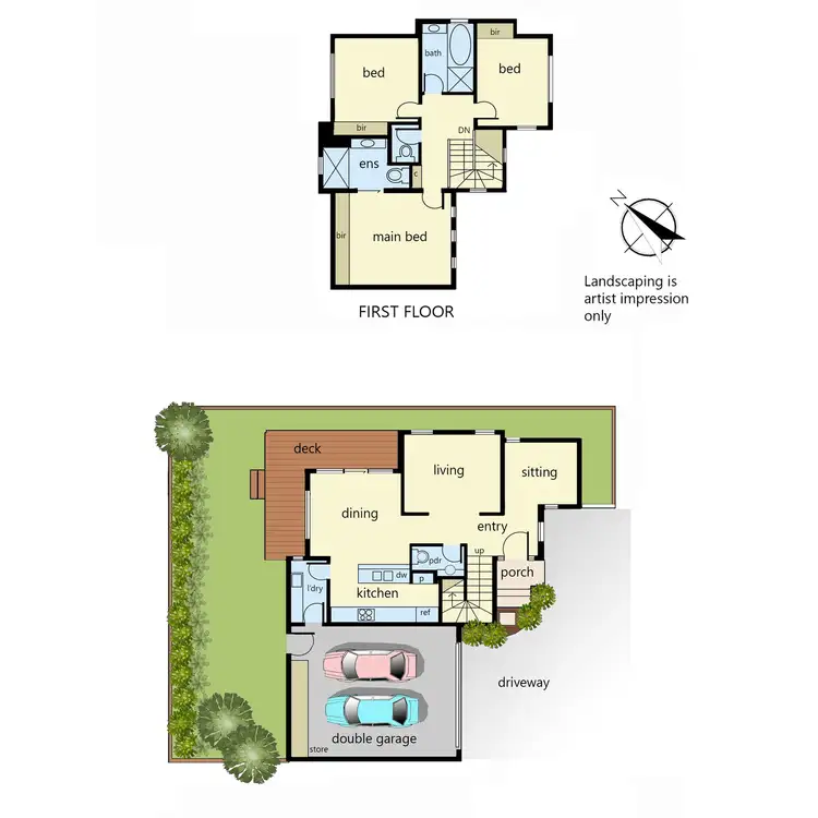Floorplan of Homely townhouse listing, 4/83 Dromana Parade, Safety Beach VIC 3936