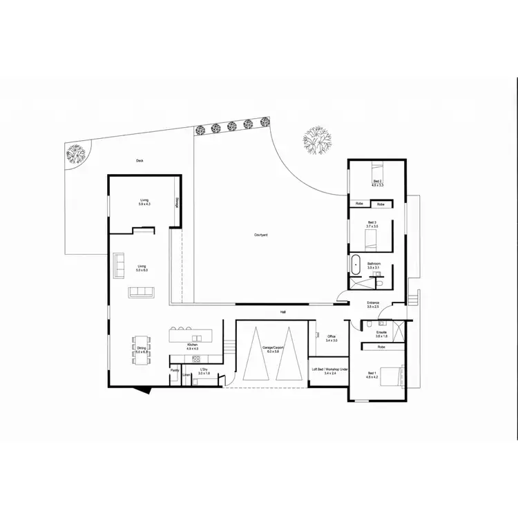 Floorplan of Homely house listing, 26 Seven Mile Beach Road, Seven Mile Beach TAS 7170
