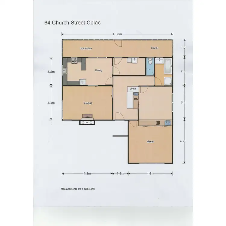 Floorplan of Homely house listing, 64 Church Street, Colac VIC 3250