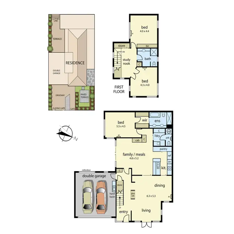 Floorplan of Homely house listing, 22 Waterloo Place, Mornington VIC 3931