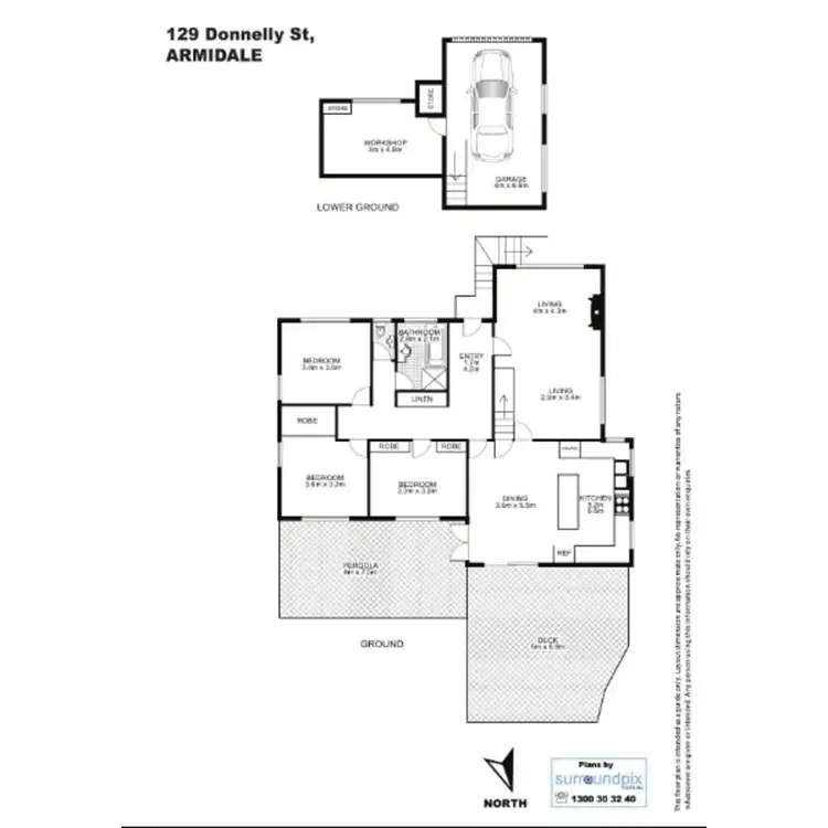 Floorplan of Homely house listing, 129 Donnelly Street, Armidale NSW 2350