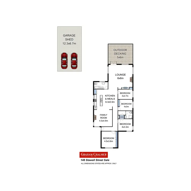 Floorplan of Homely house listing, 148 Stawell Street, Sale VIC 3850