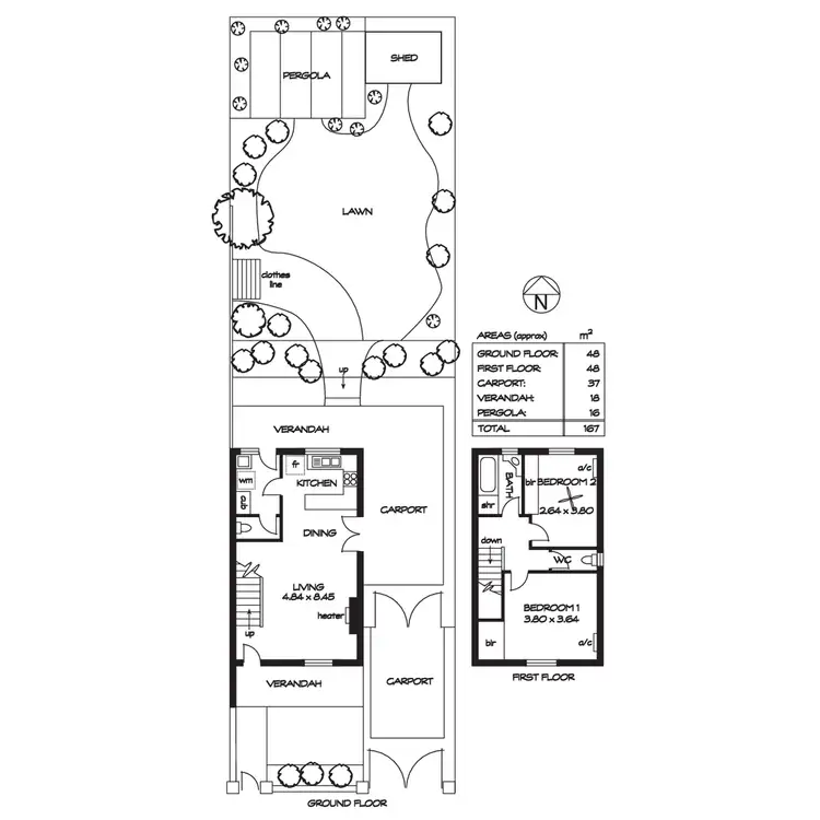 Floorplan of Homely house listing, 14 Guthrie Street, Ovingham SA 5082