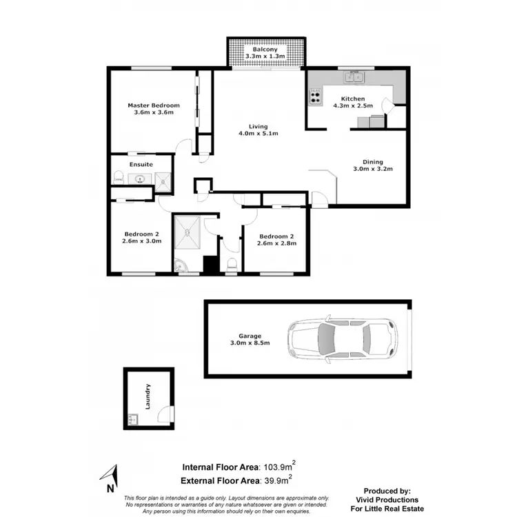 Floorplan of Homely apartment listing, 3/6 Shirley Street, Indooroopilly QLD 4068