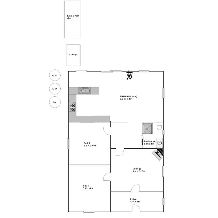 Floorplan of Homely house listing, 26 Cranston Street, Port Lincoln SA 5606
