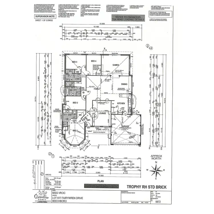 Floorplan of Homely house listing, 34 Fairywren Drive, Bennett Springs WA 6063