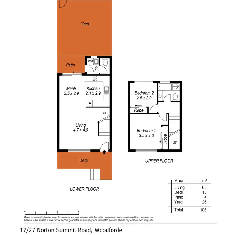 Floorplan of Homely unit listing, 17/27 Norton Summit Road, Woodforde SA 5072