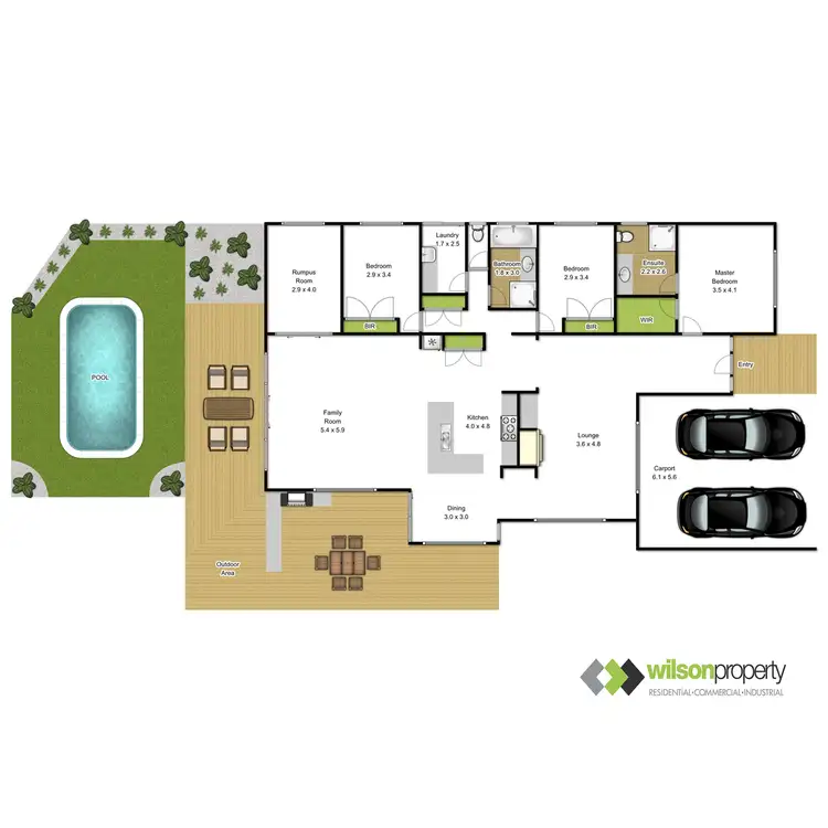 Floorplan of Homely house listing, 10 Currajong Court, Traralgon South VIC 3844