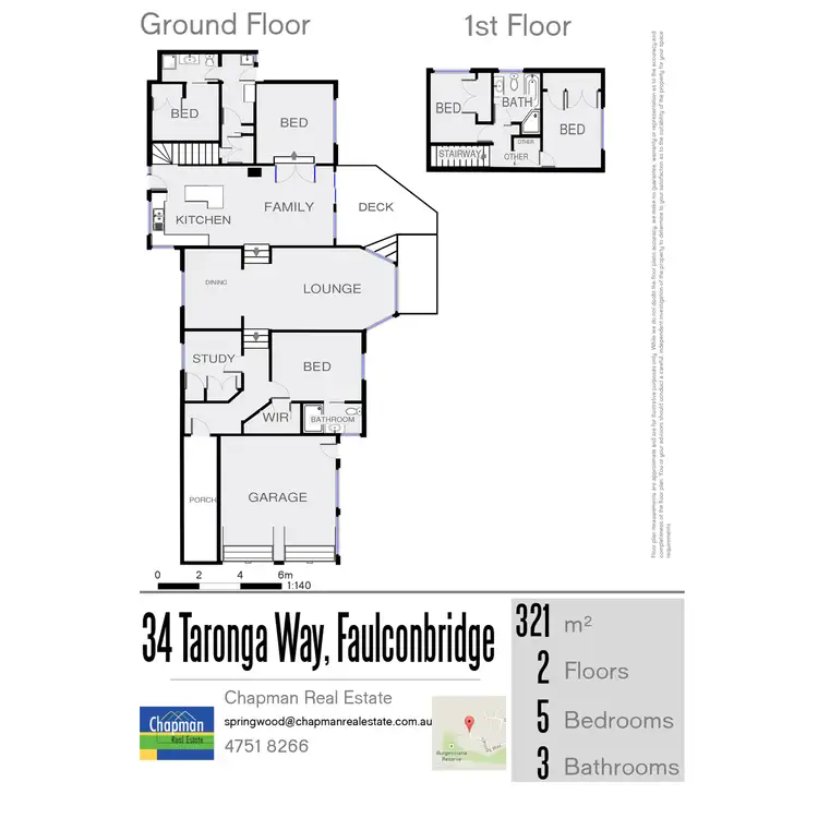 Floorplan of Homely house listing, 34 Taronga Way, Faulconbridge NSW 2776