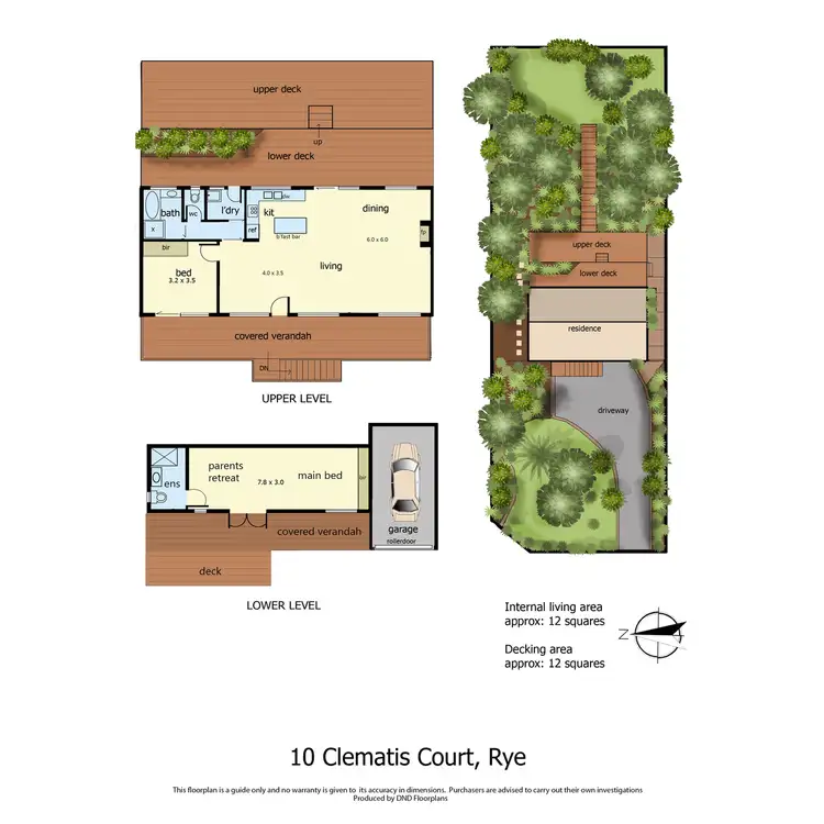 Floorplan of Homely house listing, 10 Clematis Court, Rye VIC 3941