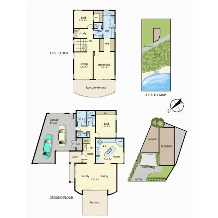 Floorplan of Homely house listing, 556A Esplanade, Mount Martha VIC 3934