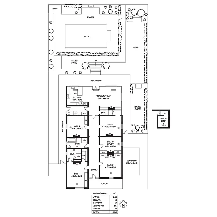 Floorplan of Homely house listing, Address available on request