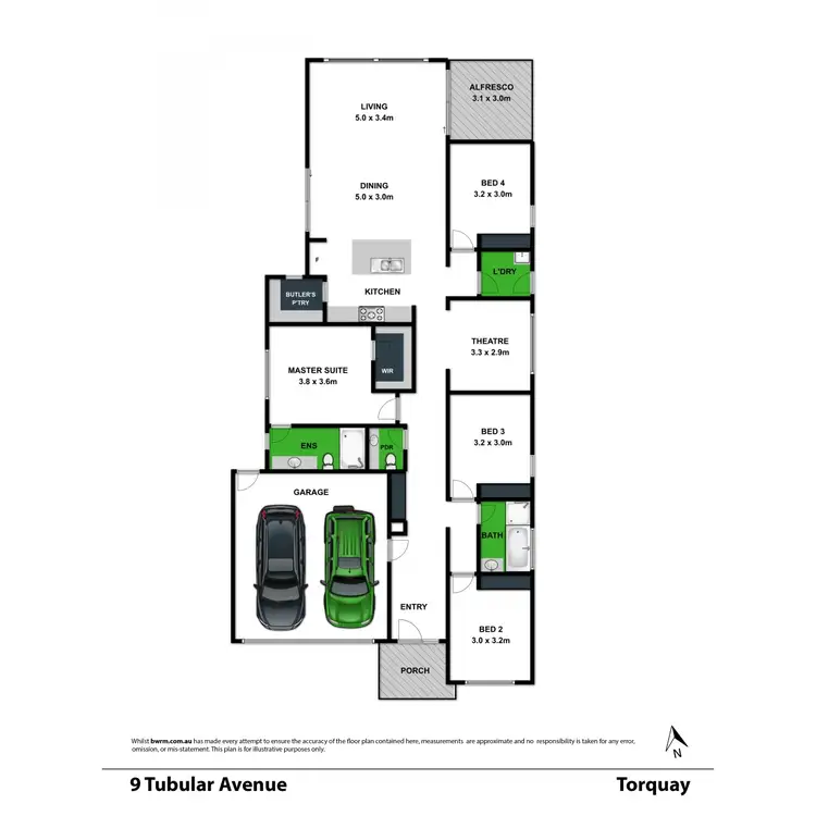 Floorplan of Homely house listing, 9 Tubular Avenue, Torquay VIC 3228