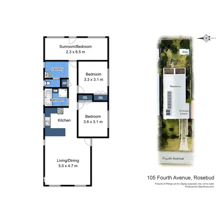 Floorplan of Homely house listing, 105 Fourth Avenue, Rosebud VIC 3939