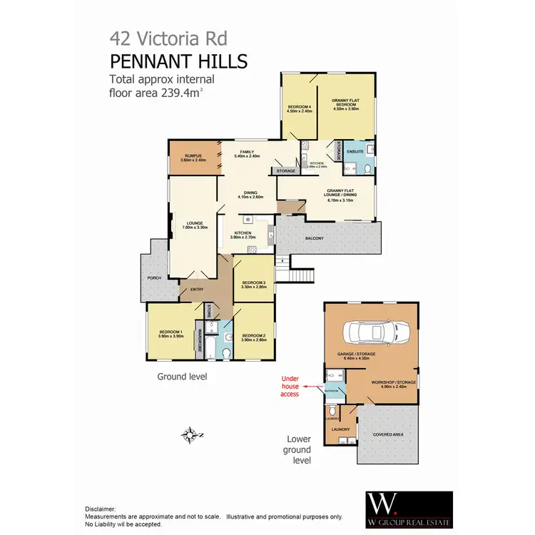 Floorplan of Homely house listing, 42 Victoria Road, Pennant Hills NSW 2120