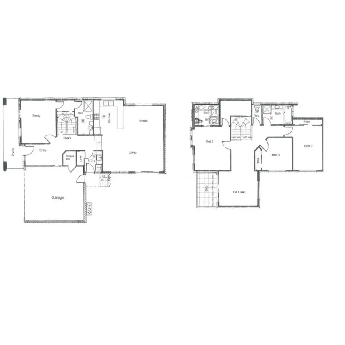 Floorplan of Homely townhouse listing, 1/4 Ellin Street, Doncaster East VIC 3109