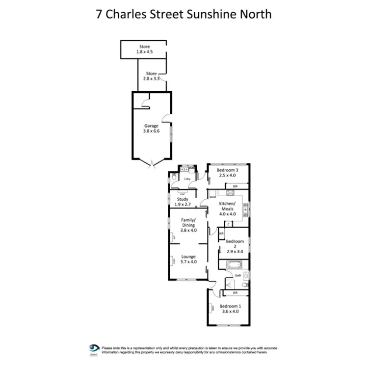 Floorplan of Homely house listing, 7 Charles Street, Sunshine North VIC 3020