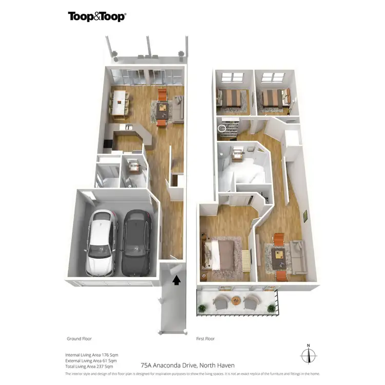 Floorplan of Homely house listing, 75a Anaconda Drive, North Haven SA 5018