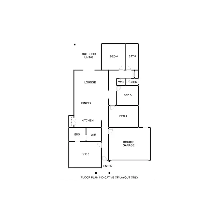 Floorplan of Homely house listing, 25 Cascade Drive, Underwood QLD 4119
